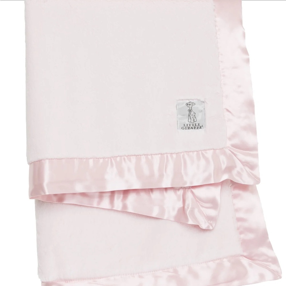 Little Giraffe Luxe Baby Blanket - Pink